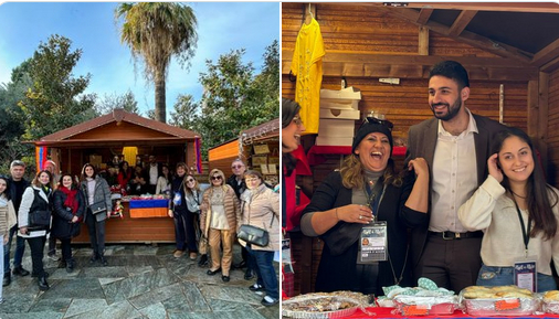 Visite du chalet dédié à l’Arménie sur le Marché de #Noël de Nice
