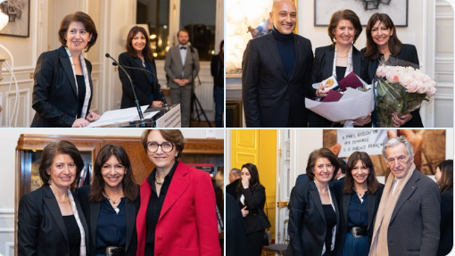 Je remercie de tout cœur la Maire de Paris