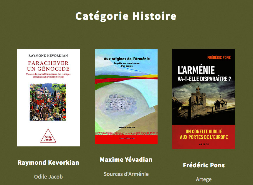 Les Trophées des NAM catégorie Histoire