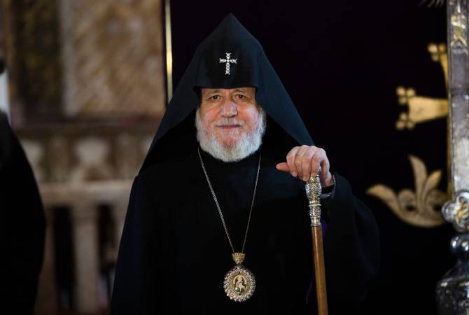 Le Catholicos Kérékine II d’Etchmiadzine s’est envolé d’Arménie pour une tournée pastorale aux Etats-Unis, en Grande-Bretagne et en Irlande
