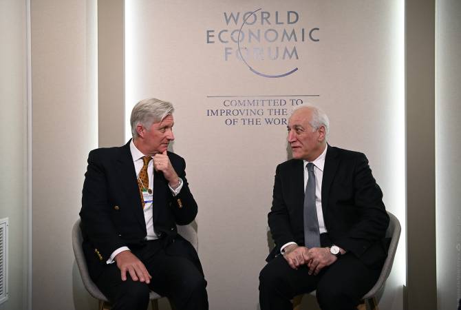 Le président de la République d&rsquo;Arménie Vahagn Khachaturyan a invité le roi Philippe de Belgique en Arménie