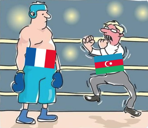 le parlement azerbaïdjanais discute de sanctions économiques contre la France.