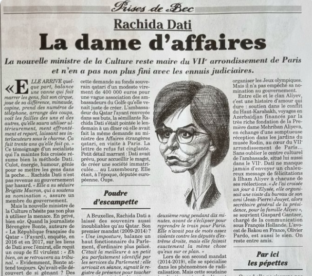 Bientôt une « année culturelle de l&rsquo;Azerbaïdjan en France » sous l&rsquo;égide de la nouvelle ministre Rachida Dati ?