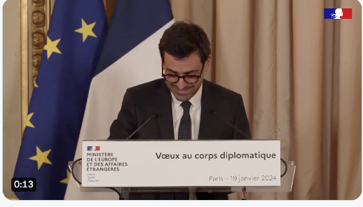Merci à Stéphane Séjourné pour réaffirmer le soutien de la France à l&rsquo;Arménie