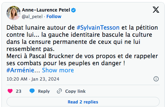 Débat lunaire autour de #SylvainTesson et la pétition contre lui…