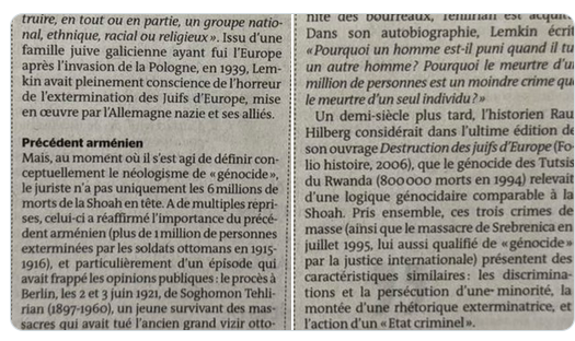 article « L&rsquo;accusation de ‘génocide’, une arme dans les conflits géopolitiques »