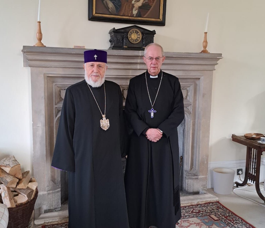 Lors de la rencontre avec l&rsquo;archevêque de Cantorbéry, le Catholicos Karékine II d’Etchmiadzine a abordé la situation dans la région