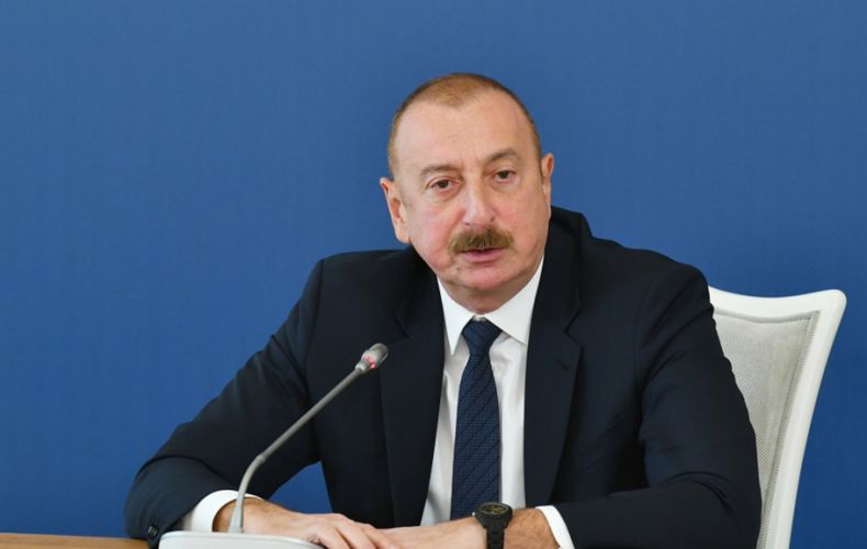Aliev a appelé l&rsquo;Arménie à modifier la Constitution afin de parvenir à la paix