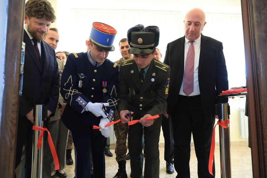 Cours de français à l&rsquo;Académie militaire Vazgen Sargsyan à Erévan