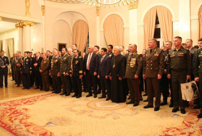 Une réception officielle dédiée à la Journée de l&rsquo;Armée a été organisée à l&rsquo;ambassade d&rsquo;Arménie en Russie