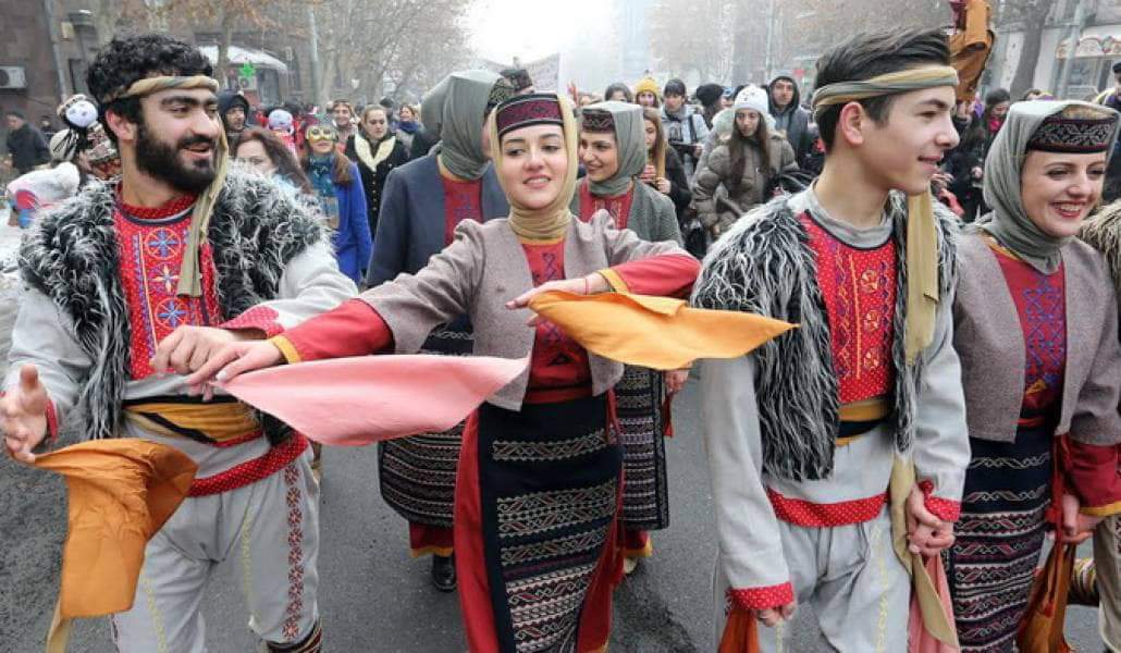 L’Arménie a fêté le Carnaval à l’occasion du Grand Carême, dans la joie, les chants et les danses