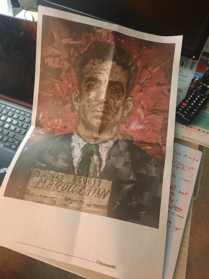 Manouchian collector dans l&rsquo;Humanité