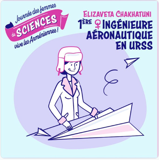 Elizaveta Chakhatuni (1911- 2011) 1ère femme concepteur d&rsquo;avions en URSS,