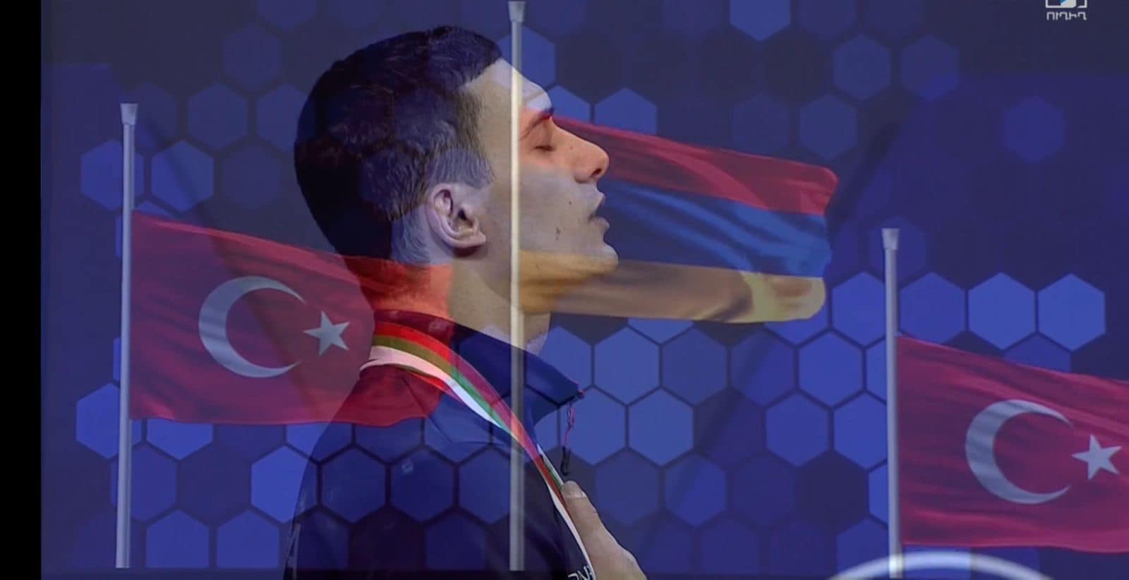 Gor Sahakyan (Arménie, 67 kg), double champion d&rsquo;Europe d&rsquo;haltérophilie