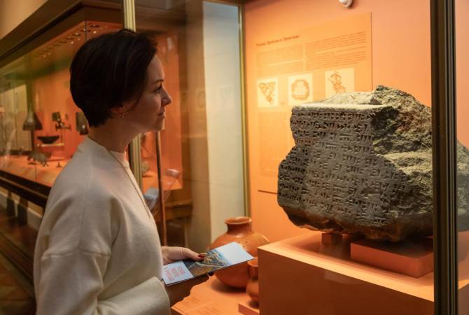 Un coin de la ville d&rsquo;Erebuni du royaume arménien de l&rsquo;Urartu, a été inauguré au Musée de l&rsquo;Ermitage à Saint-Pétersbourg (Russie)