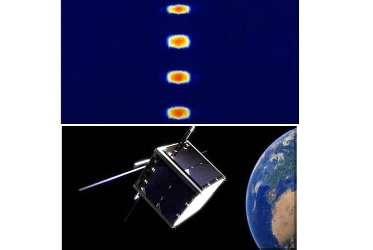 Signaux reçus du satellite Hayasat-1 utilisés pour l&rsquo;analyse des données