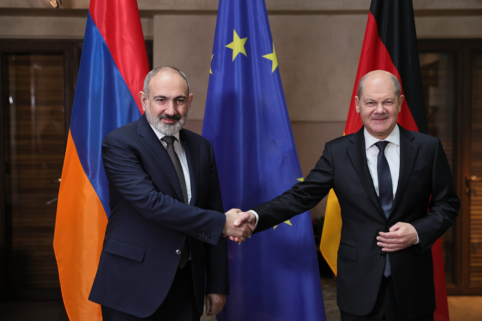 Lors de la rencontre avec le Chancelier allemand, le Premier ministre arménien a évoqué le processus de régulation des relations entre l&rsquo;Arménie et l&rsquo;Azerbaïdjan