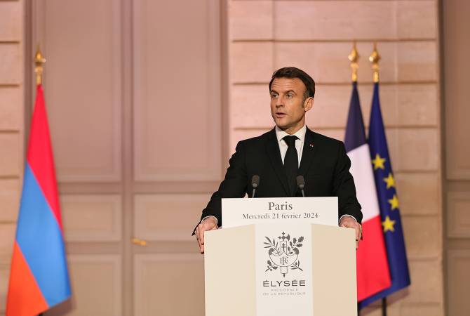 La France continuera à développer sa coopération de défense avec l&rsquo;Arménie a affirmé le président Emmanuel Macron