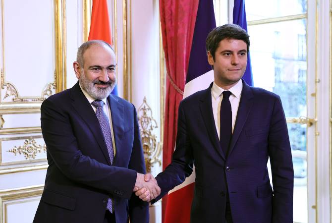 Le Premier ministre français Gabriel Attal a accepté l&rsquo;invitation de Nikol Pachinian à se rendre en Arménie