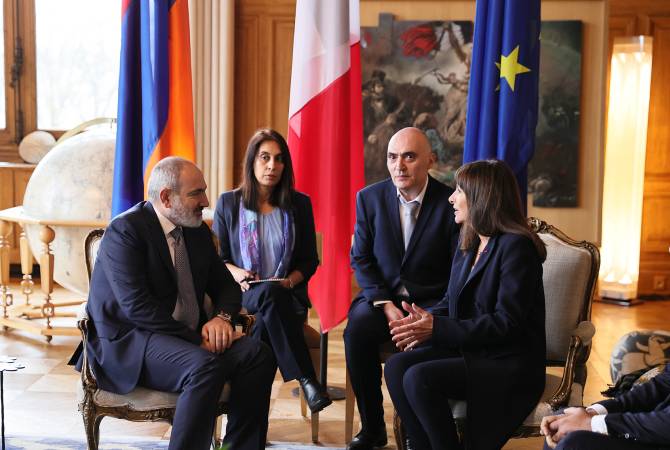 Nikol Pchinian a salué les efforts d&rsquo;Anne Hidalgo en faveur des rencontres liées à l&rsquo;Arménie et au peuple arménien