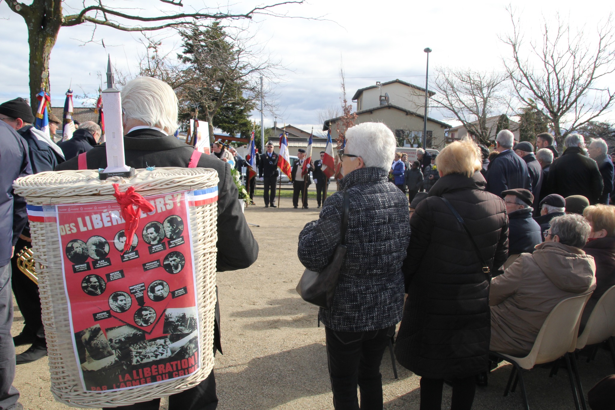 Près de 200 personnes à Romans pour la commémoration du 80e anniversaire de l’exécution de Missak Manouchian et de ses camarades