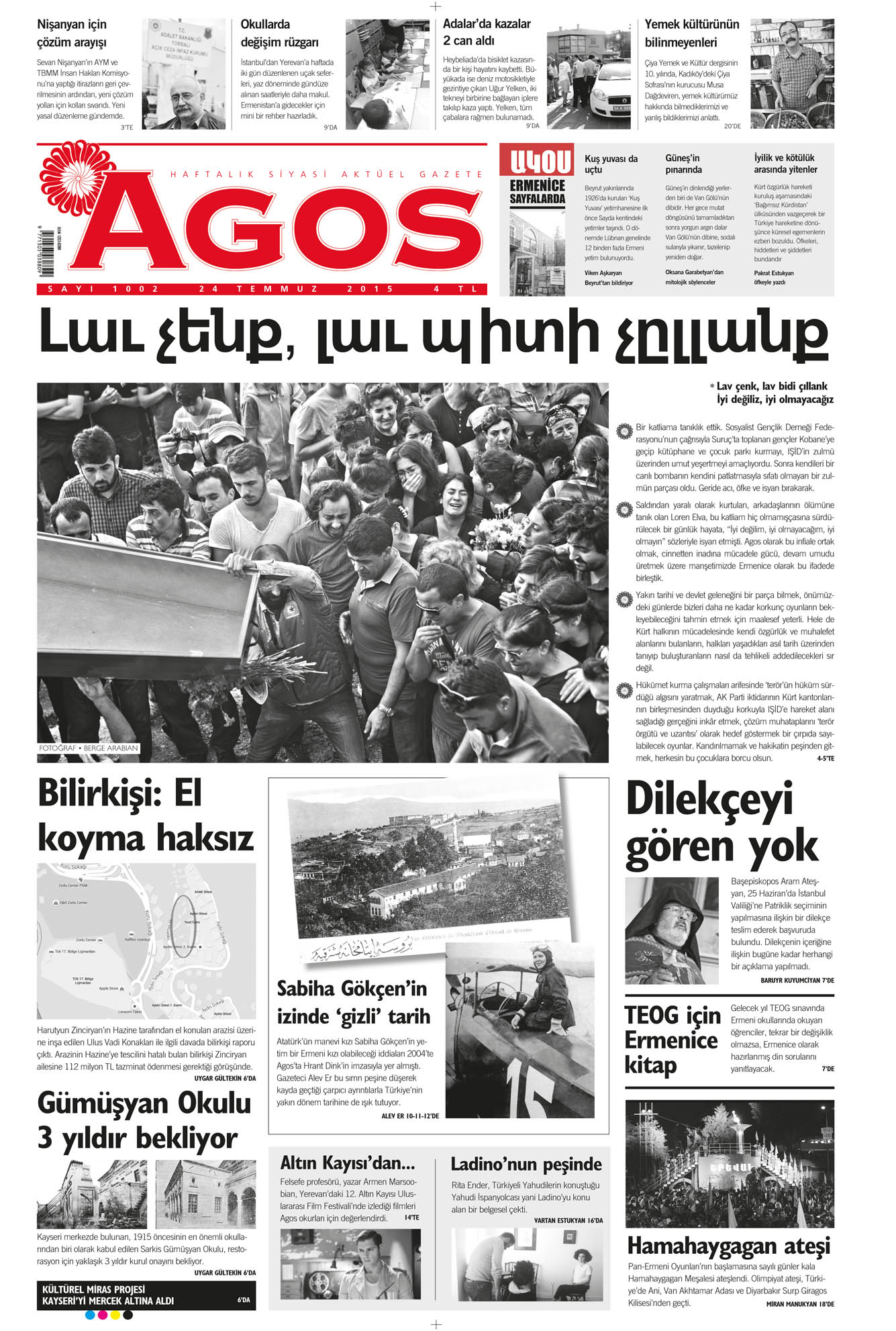 Après une pause de deux ans en Turquie, ils ont de nouveau décidé d&rsquo;allouer des fonds de soutien à la presse écrite arménienne
