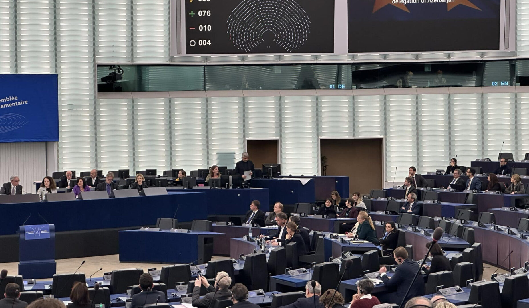 L&rsquo;Azerbaïdjan peut discuter sérieusement de la question d&rsquo;une sortie totale du Conseil européen