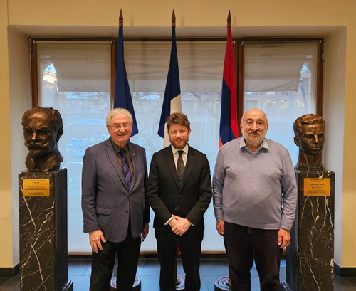 Passionnant échange avec le Pasteur Gilbert Léonian et M. Boros Haladjian