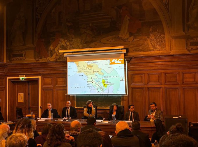 Conférence consacrée à la situation des Arméniens d’Artsakh déplacés de force.