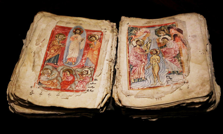 L&rsquo;Évangile imité par Jean l&rsquo;Ancien offert à Matenadaran