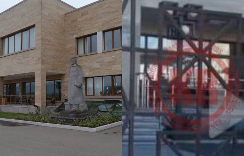 L&rsquo;Azerbaïdjan poursuit le vandalisme culturel au Haut-Karabakh, cette fois la cible est la statue de Khachatour Abovian