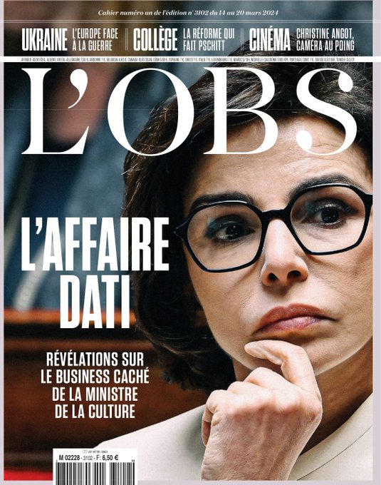Dans l&rsquo;Obs : Rachida Dati lobbyiste de la dictature azérie