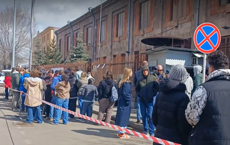 Action « Midi sans Poutine » à Gyumri