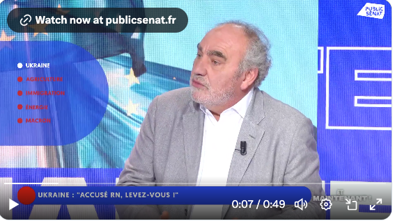 Mariani, le siège russe dans la liste du RN