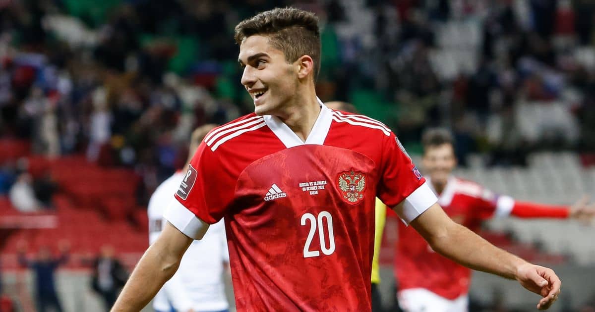 Passe décisive pour Arsen Zakharyan lors du match amical Russie-Serbie (4-0) ce jeudi soir