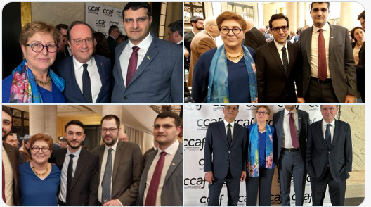 Nos rencontres au dîner du CCAF de nos amis arméniens