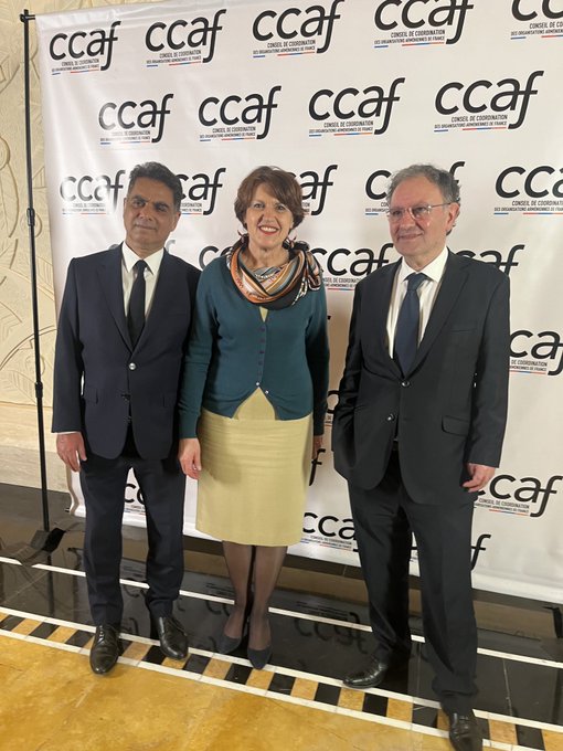 Très heureuse d&rsquo;avoir représenté LR au dîner du CCAF