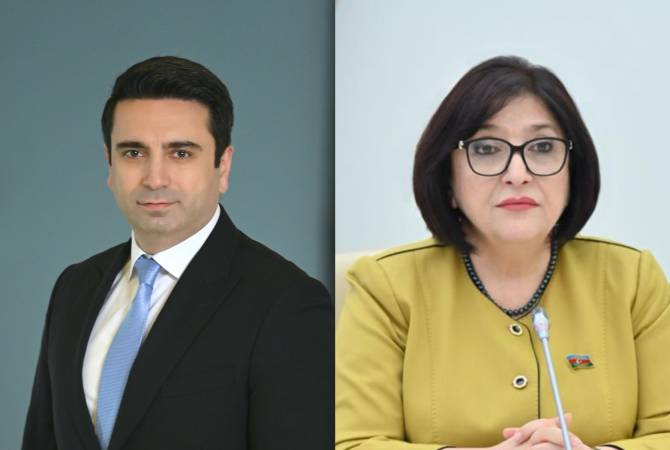 Une réunion s’est tenue à Genève entre le Président de l&rsquo;Assemblée nationale d&rsquo;Arménie et de la Présidente du Parlement d&rsquo;Azerbaïdjan