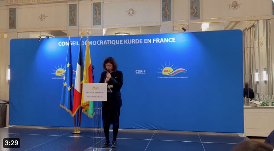 Prise de parole de Sarah Tanzilli au dîner du CDKF
