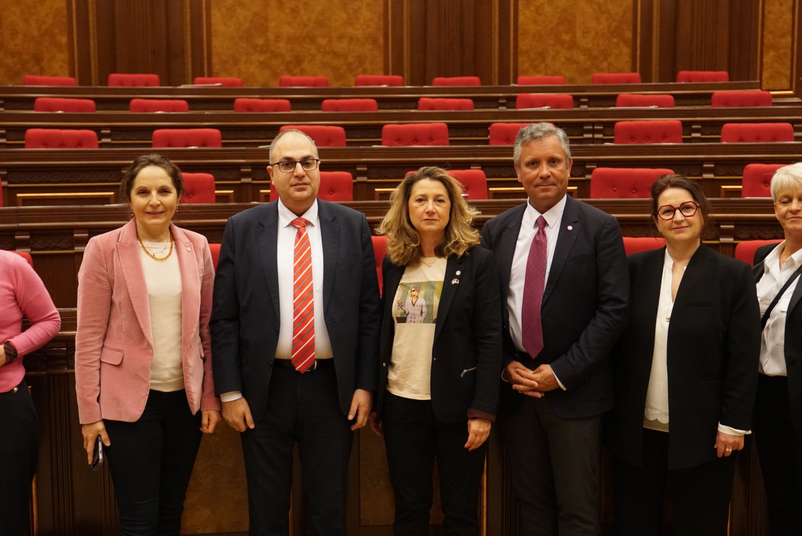 Très heureuse de retrouver nos collègues députés arméniens