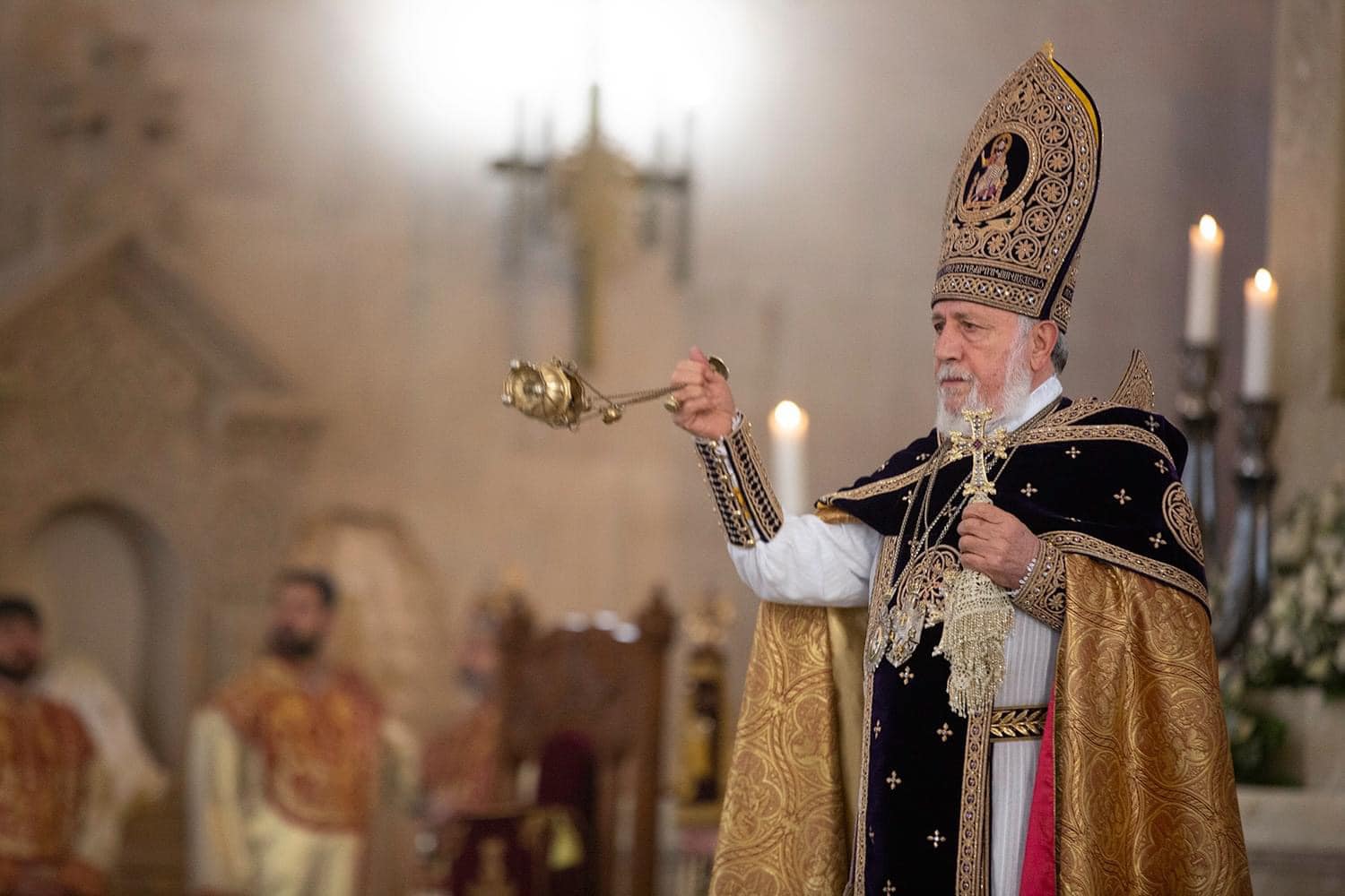 Le message du Catholicos Karékine II d’Etchmiadzine pour Pâques : Les actions expansionnistes de l’Azerbaïdjan créent des menaces directes pour la sécurité de l’Arménie
