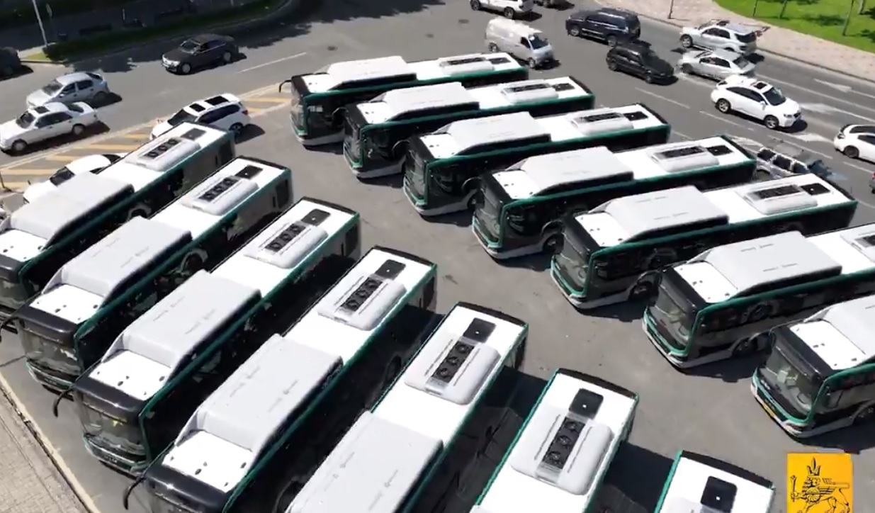 Le réseau de transport d’Erévan sera équipée de 171 nouveaux bus et 15 trolleybus supplémentaires