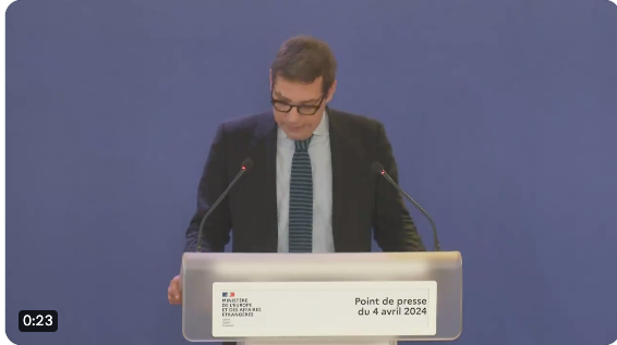 Stéphane Séjourné fait part de son inquiétude face à la rhétorique azerbaïdjanaise