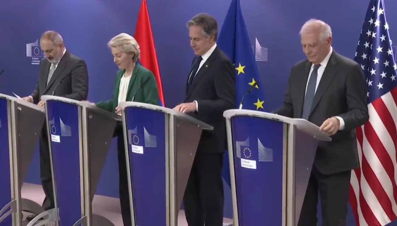 VIDEO-Pachinian, Blinken et Von der Leyen ont publié une déclaration commune lors d’une conférence de presse à Bruxelles