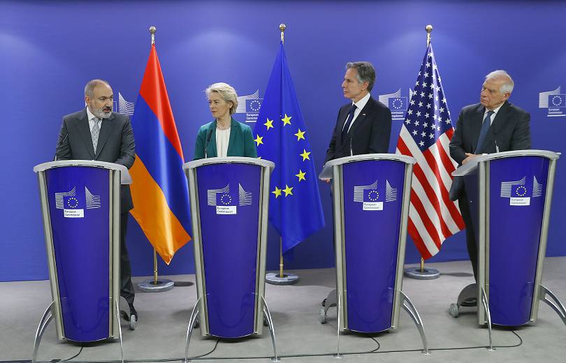 Discours de Nikol Pachinian avant la réunion de haut niveau Arménie-UE-États-Unis à Bruxelles