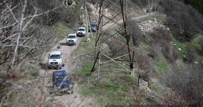 La mission de surveillance de l&rsquo;UE a effectué des patrouilles dans les villages de Sotk, Verin Shorja, Aravus et Movses