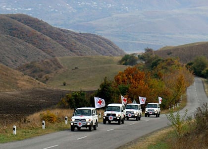 Le bureau de la Croix-Rouge situé à Stepanakert capitale de l’Artsakh occupé a été transféré à Barda