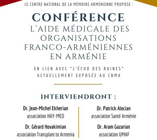 Les organisations médicales franco-arméniennes ont toujours été présentes aux côtés de l&rsquo;Arménie