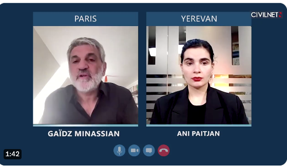 L&rsquo;interview de Gaïdz Minassian à CIVILNET