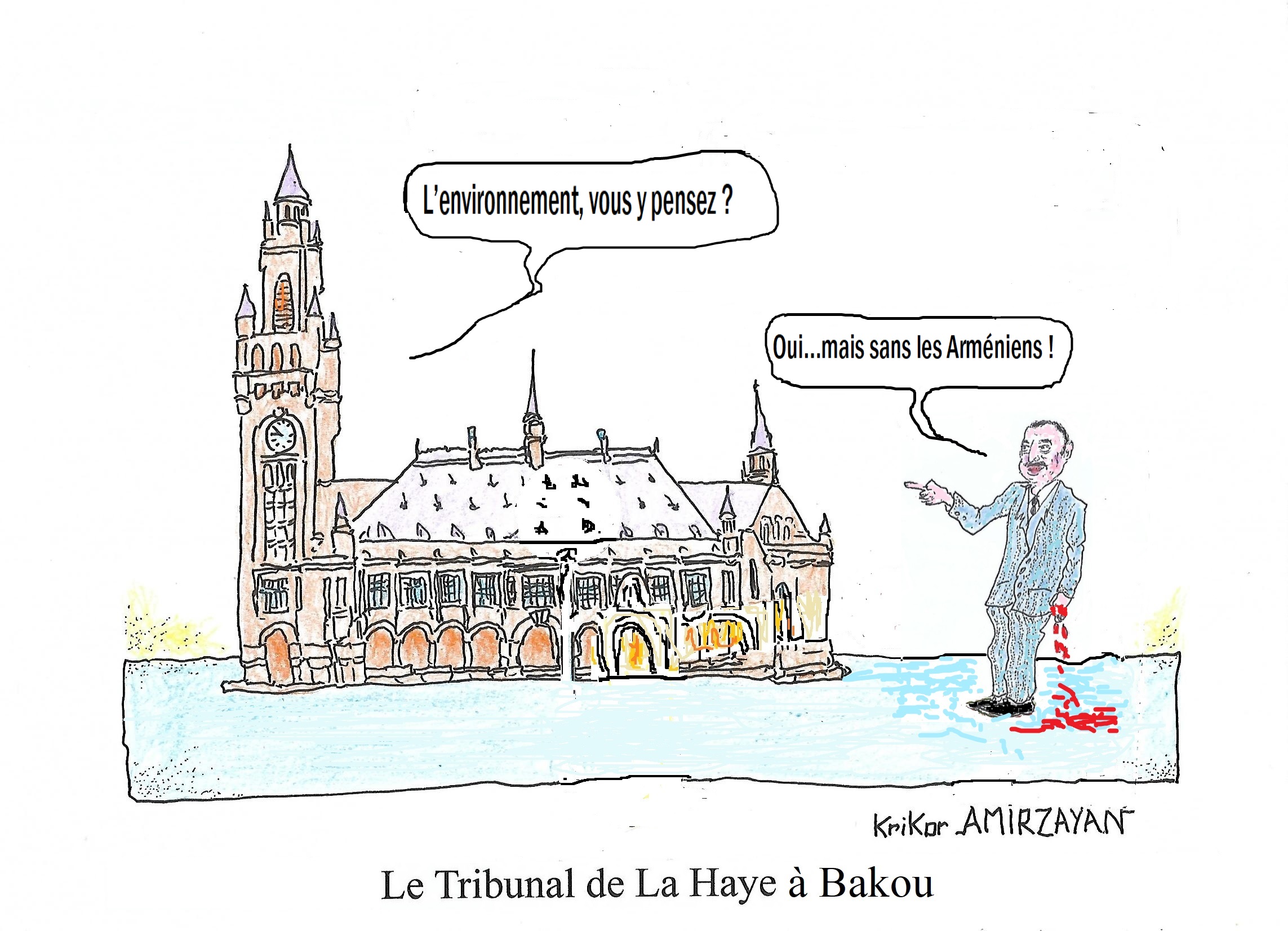 L&rsquo;agression militaire de l&rsquo;Azerbaïdjan a conduit à de graves problèmes environnementaux dans la région ces dernières années affirme Yeghishe Kirakossian